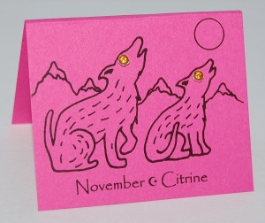 Citrine Crystals - November