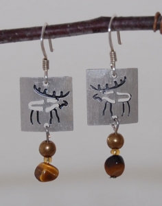 Moose Earrings
