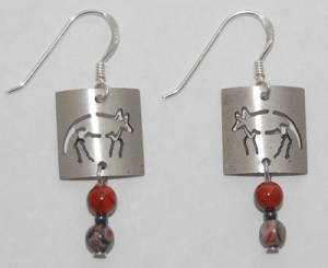 Wolf Earrings