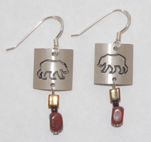 Grizzly Bear Earrings