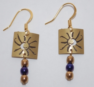Sun Earrings - gold