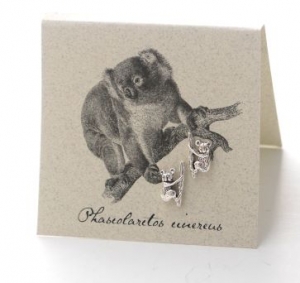 Koala Earrings - silver