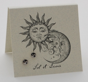 Yin Yang Natural History Earrings