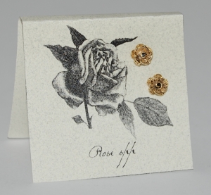 Rose Natural History Earrings - gold