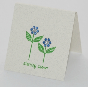 Pretty Petal Earrings - sapphire