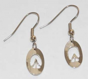 Zebra Track Earrings