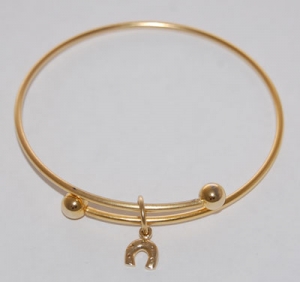 Horseshoe Bracelet - gold