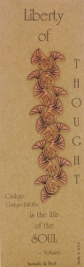 Gingko Bookmark