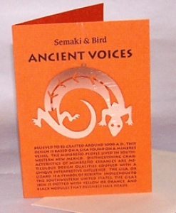Lizard Suncatcher Card