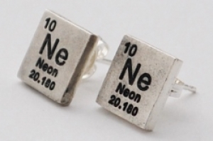 Neon Earrings - silver
