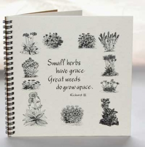 Wildflowers with Calligraphy Explorer Journal