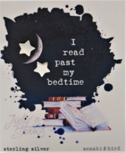 Star Book Lovers Studs- sterling silver