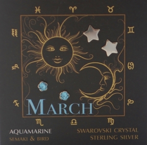 March Double Set Birthstone Earrings