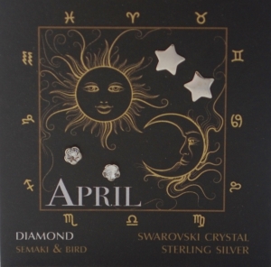 April Double Set Birthstone Earrings