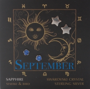 September Double Set Birthstone Earrings