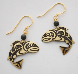 Salmon Earrings