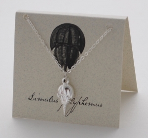 Horseshoe Crab Necklace - silver