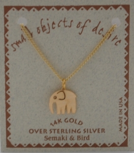 Elephant Necklace - Small Objects