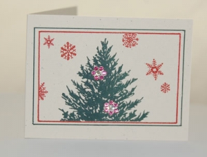 Christmas Tree Flower - pink