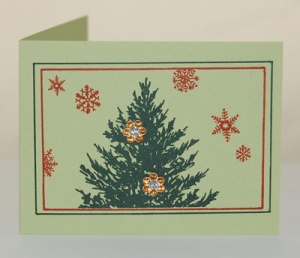 Christmas Tree Flower - amber