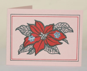 Poinsettia Flower - aquamarine