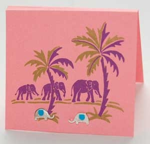 Elephant Earrings - turquoise