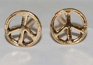 Peace Earrings - gold