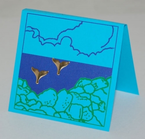 Whale Tail Earrings - gold