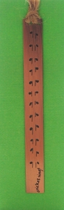 Cricket Track Bookmark