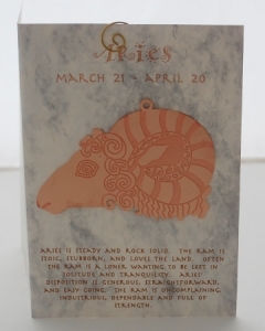 Aries Suncatcher Card