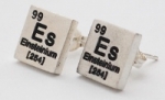 Einsteinium Earrings - silver