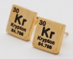 Krypton Elements Earrings - gold