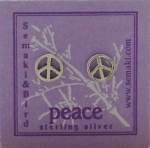 Peace Earrings - silver