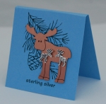 Moose Earrings - with Button