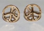 Peace Earrings - gold