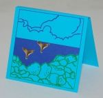 Whale Tail Earrings - gold